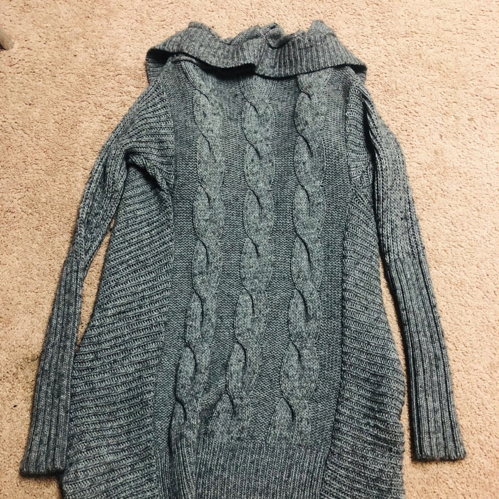 Express long gray sweater size medium - Picture 3 of 3